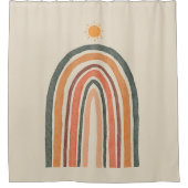 虹の上の太陽 シャワーカーテン (正面)