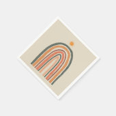 虹の上の太陽 スタンダードカクテルナプキン (角)