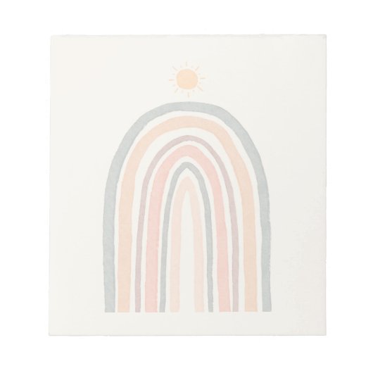 虹の上の太陽 ノートパッド (正面)