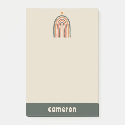 虹の上の太陽 ポストイット (正面)
