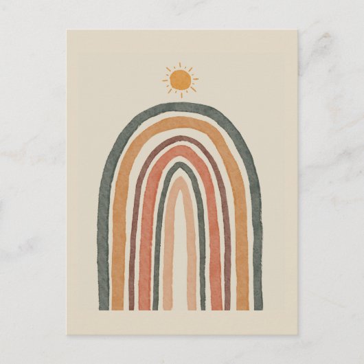 虹の上の太陽 ポストカード (正面)