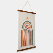 虹の上の太陽 吊り下げ型タペストリー (傾斜あり)
