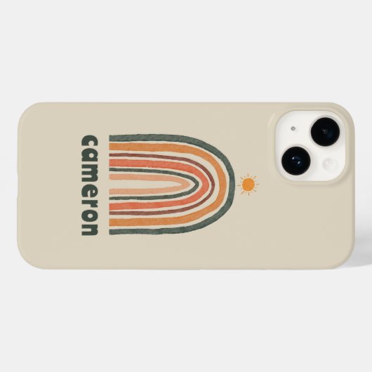 虹の上の太陽 Case-Mate iPhoneケース (裏面 (横))