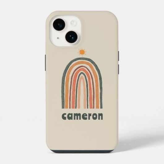 虹の上の太陽 iPhoneケース (裏面)