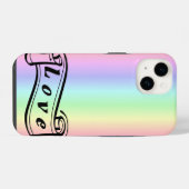 虹の上の愛 iPhoneケース (裏面横)