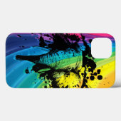 虹の上の牛渦巻形の象 Case-Mate iPhoneケース (裏面 (横))