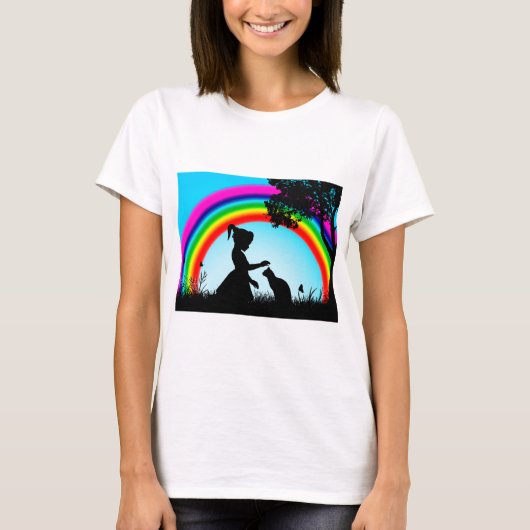 虹の下の友人 Tシャツ (正面)