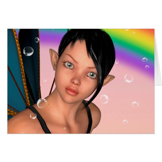 虹の下の妖精 (正面横)