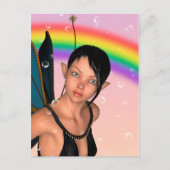 虹の下の妖精 ポストカード (正面)