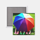 虹の下の幸せな娘たち マグネット (正面/裏面)