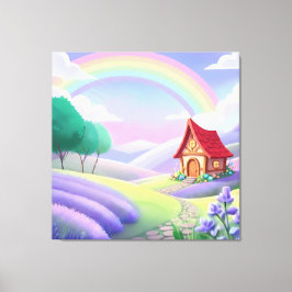 虹の下の童話 キャンバスプリント