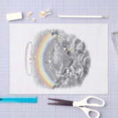 虹の下 薄葉紙 (クラフト)