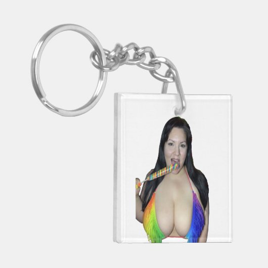 虹の両面 キーホルダー (正面左)