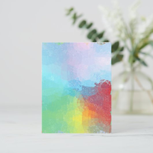 虹の中で ポストカード (スタンド正面)