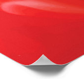 虹の中に煙の雲を描いた背景 ポスター (角)