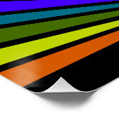 虹の中のアールデコ太陽 ポスター (コーナー)