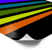 虹の中のアールデコ太陽 ポスター (コーナー)