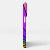 虹の中のアールデコ太陽 iPhoneケース (右側面)