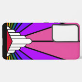 虹の中のアールデコ太陽 SAMSUNG GALAXYケース (左側面)