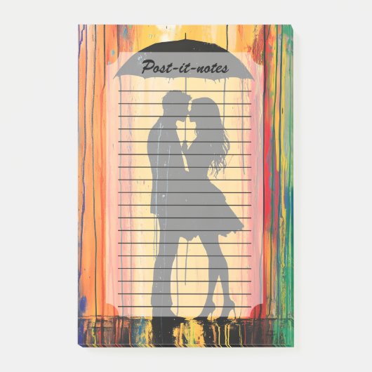 虹の中の愛 ポストイット (正面)