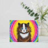 虹の中の猫、ルイ・ワーイン ポストカード (スタンド正面)