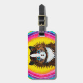 虹の中の猫、ルイ・ワーイン ラゲッジタグ (正面縦)