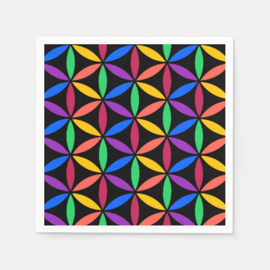 虹の丸 スタンダードカクテルナプキン (正面)