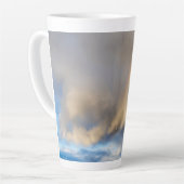 虹の乱 カフェラテマグ (左アングル)