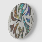 虹の亡命者 ラージ壁時計 (傾斜)