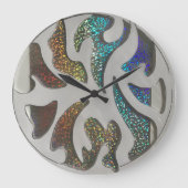 虹の亡命者 ラージ壁時計 (正面)