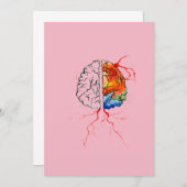 虹の人間の脳 サンキューカード (正面/裏面)