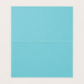 虹の人魚の水彩画の座席表 名刺 (内部フラット)