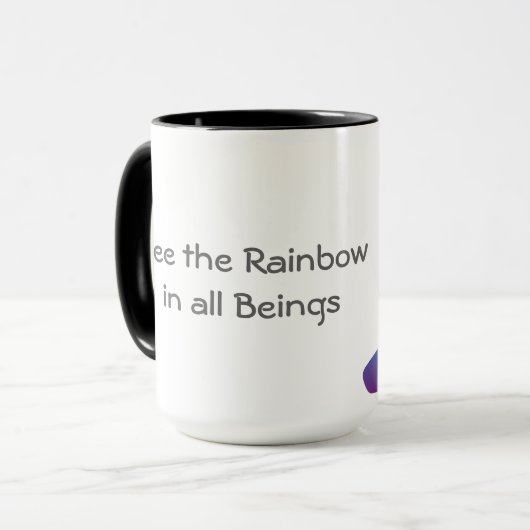 虹の仏のマグ マグカップ (正面左)