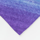 虹の体操ビームパーソナライズされた フリースブランケット (角)