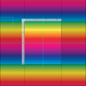 虹の作成 ファブリック (タイル)