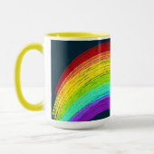 虹の保笑パーソナライズされたい マグカップ (左)