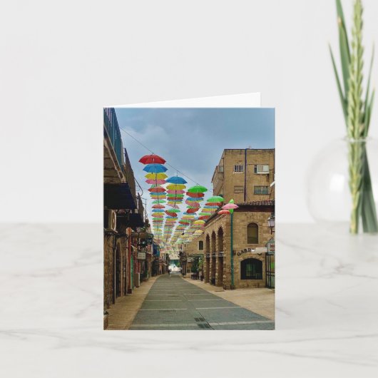 虹の傘 カード (正面)