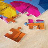 虹の傘 ファンシー カラフル ジグソーパズル (側面)