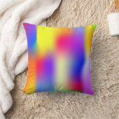 虹の傾モダン向 クッション (ブランケット)
