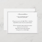 虹の優雅は陽気な結婚式の挿入物に手入れをします エンクロージャーカード (正面/裏面)