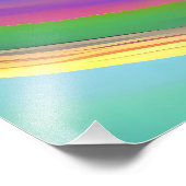 虹の光を放つ夢見心地の少女 フォトプリント            (角)