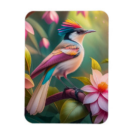 虹の冠を戴くカケス幻想の鳥 マグネット