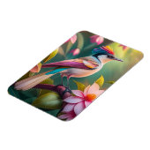 虹の冠を戴くカケス幻想の鳥 マグネット (左側)