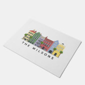 虹の列のチャールストンSCのドアマット ドアマット (アングル)