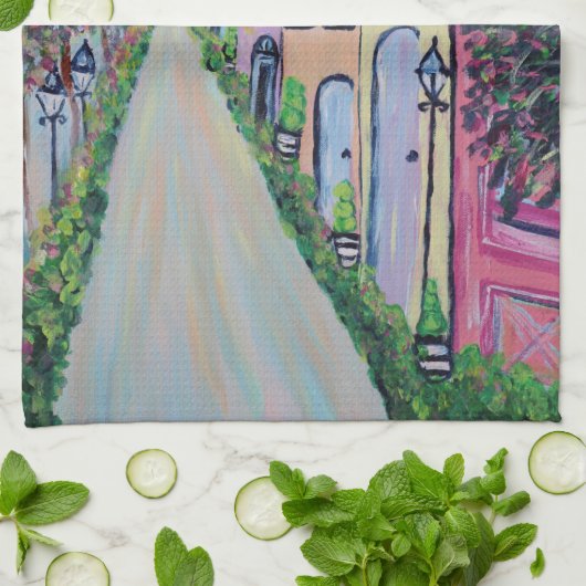 虹の列 キッチンタオル (折り畳み)