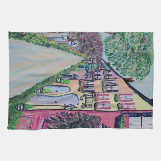 虹の列 キッチンタオル (横)