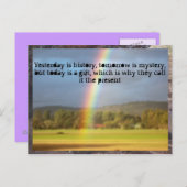 虹の刺激… ポストカード (正面/裏面)