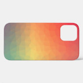 虹の勾カラフル配幾何幾何学 Case-Mate iPhoneケース (裏面 (横))