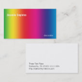 虹の勾配 名刺 (正面/裏面)