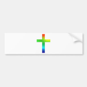 虹の十字 バンパーステッカー